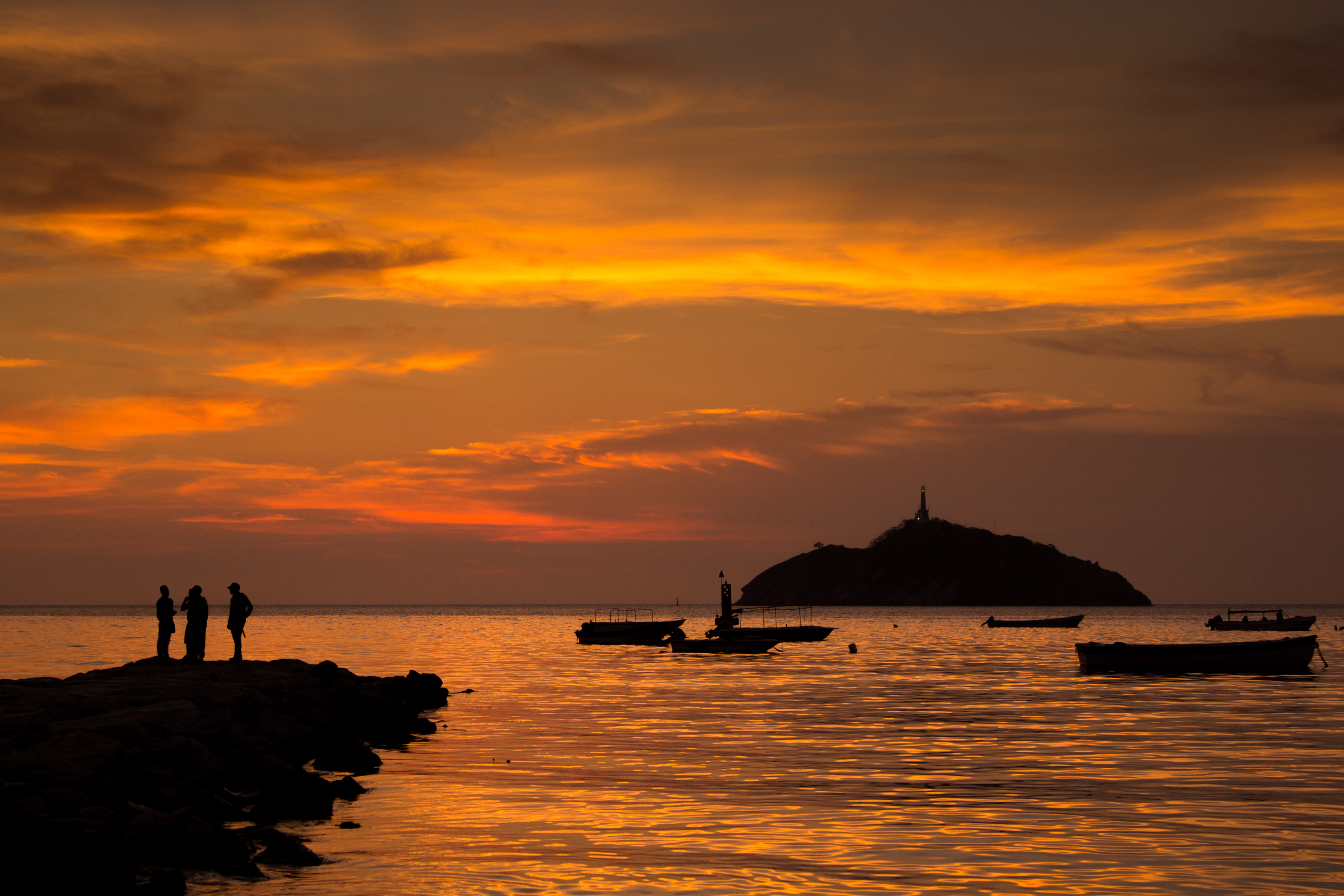 Atardecer en Santa Marta